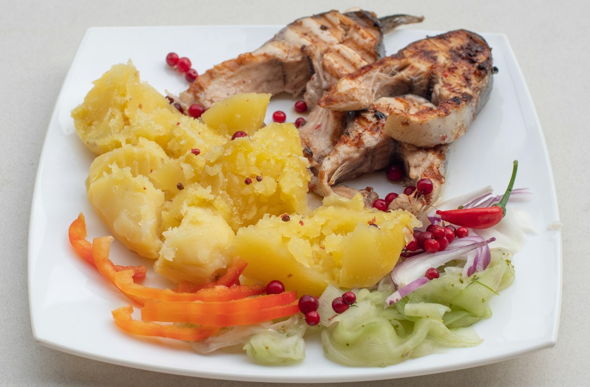 Sélection d'aliments nutritifs faibles en gras